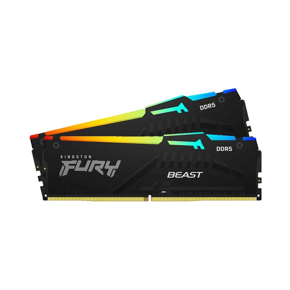 Ram PC Kingston Fury Beast RGB 16GB 5600MHz DDR5 (2x8GB) KF556C40BBAK2-16 - Ảnh 3
