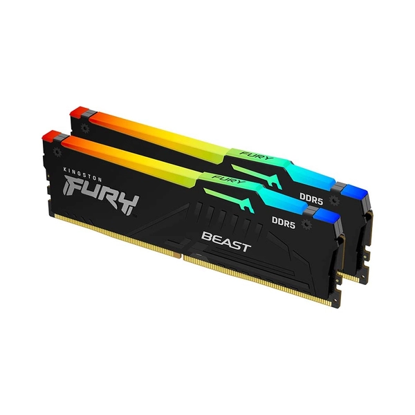 Ram PC Kingston Fury Beast RGB 16GB 5600MHz DDR5 (2x8GB) KF556C40BBAK2-16 - Ảnh 4